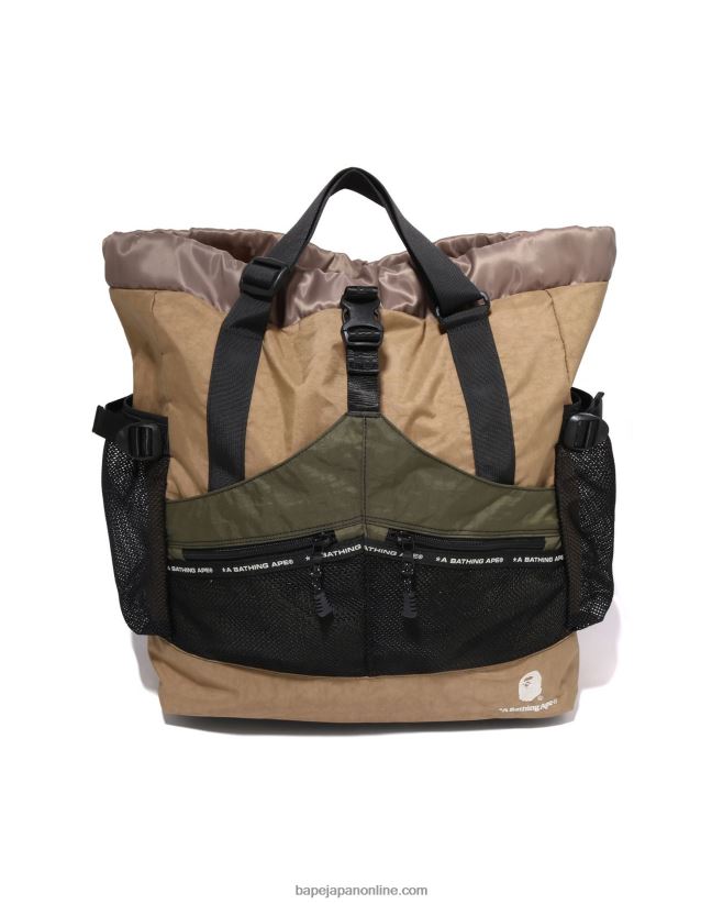 希少 BAPE × WGM シャーク パーカー風 バックパック リュック